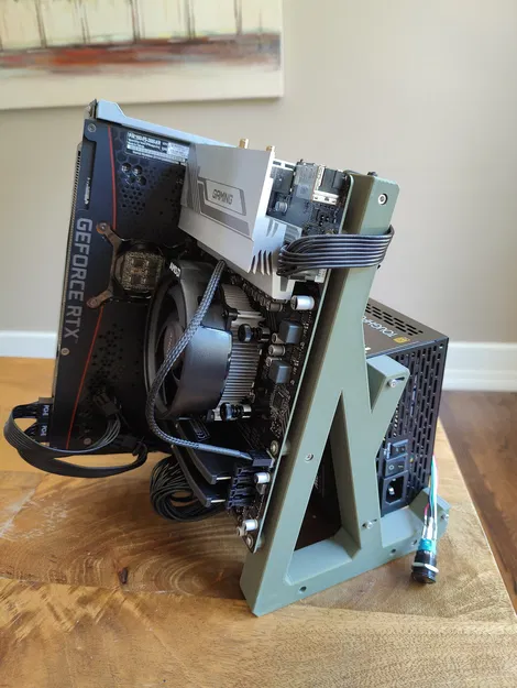 Vỏ PC Open Frame mATX - Image 1