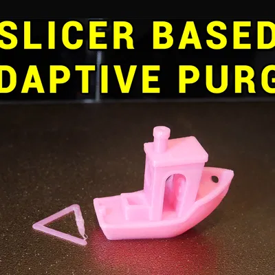 Adaptive purge cho mọi máy in 3D bằng slicer variables