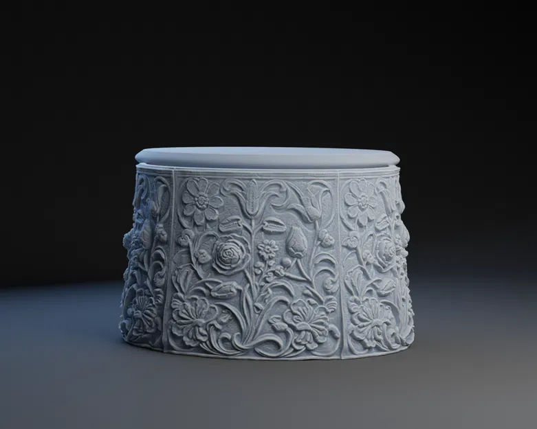 Hộp Quà Hoa Văn 3D - Lọ Cắm Hoa Độc Đáo - Image 1