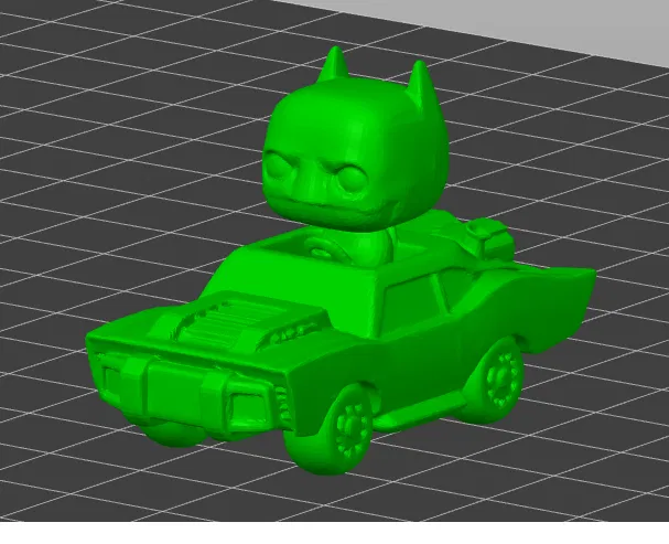 Mô hình Batman & Batmobile Funko Pop! - Tự in và tô màu - Image 2