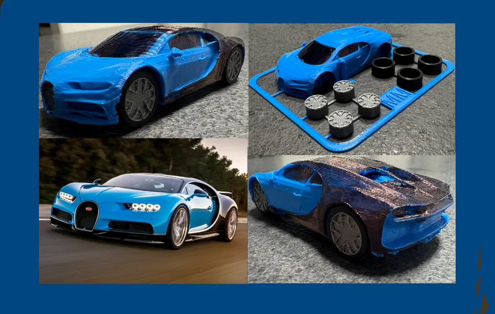 Bugatti Chiron kit card - Image 1