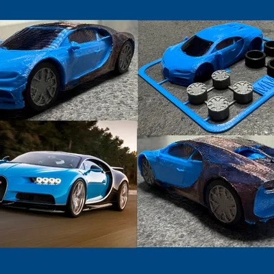 Bugatti Chiron kit card