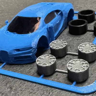 Bugatti Chiron kit card