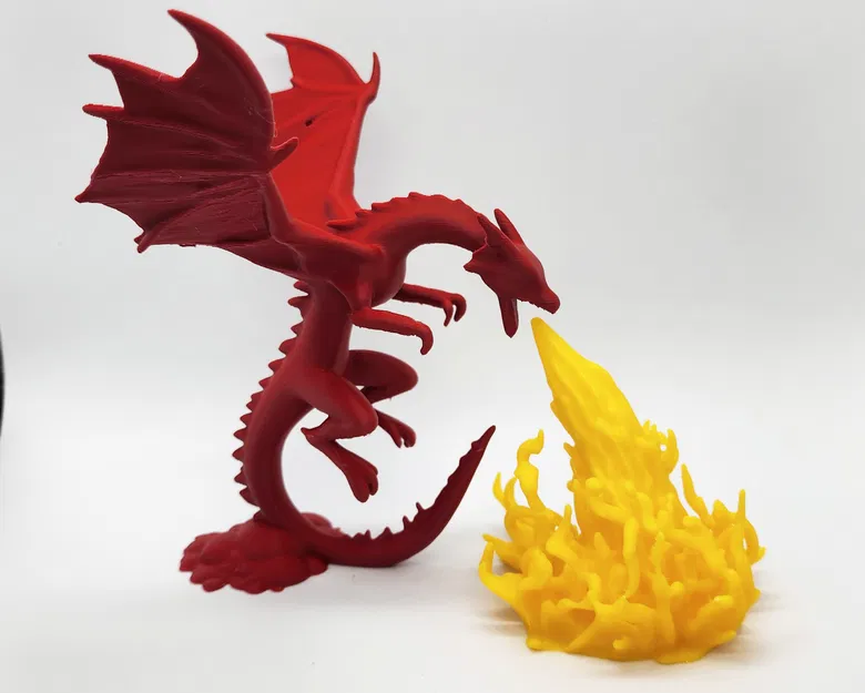 Rồng Phun Lửa (2 Mảnh) – Fire-breathing Dragon 2 Pieces - Image 1