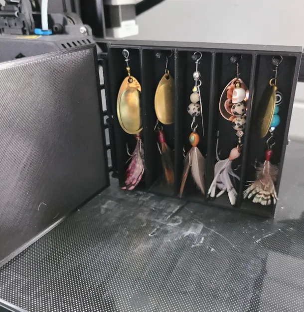 Hộp đựng spinner câu cá (Fishing Spinner Box) - Image 3