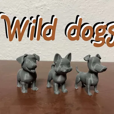 Chó hoang dễ thương