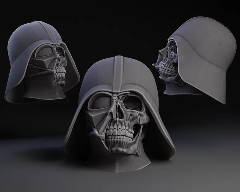Mô hình Đầu Lâu Darth Vader STL Chỉnh Sửa Lỗi - Image 1