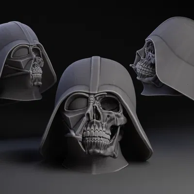 Mô hình Đầu Lâu Darth Vader STL Chỉnh Sửa Lỗi