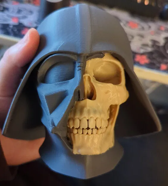 Đầu Darth Vader Chia Đôi - Mô hình 3D Star Wars Độc Đáo - Image 1