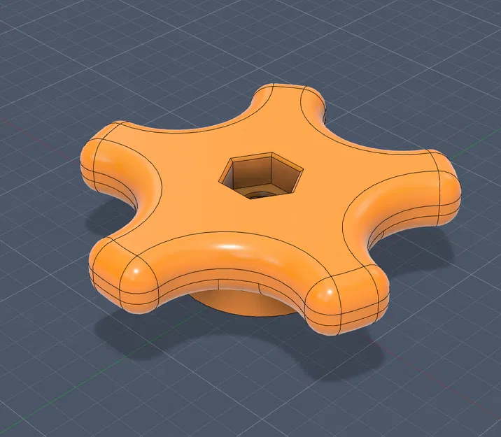 Núm vặn sao Low Profile – dùng bulông/đai ốc 1/4"x20 - Image 1