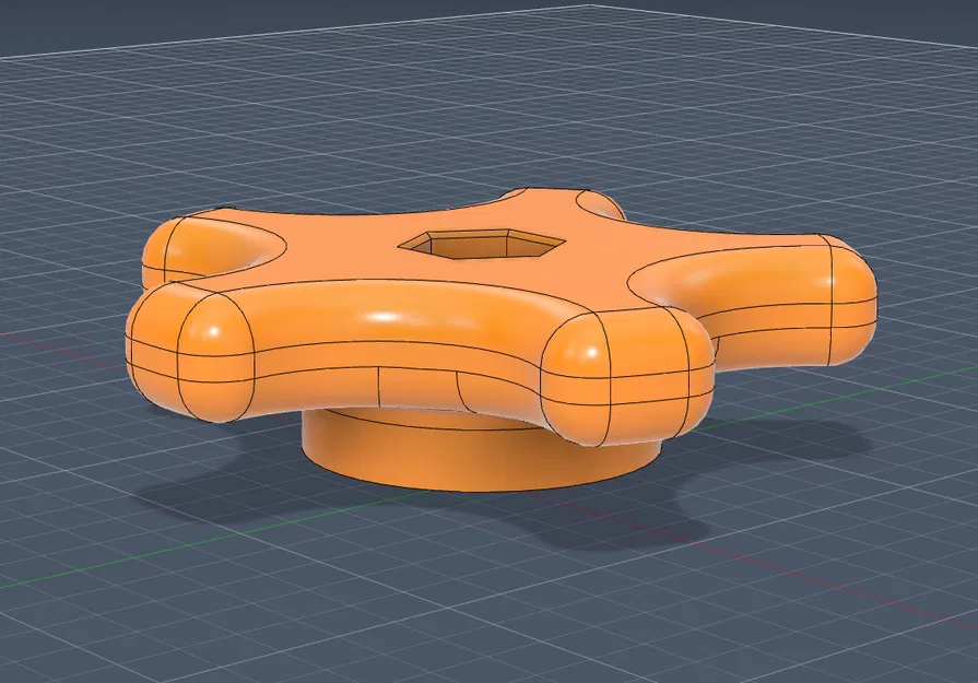 Núm vặn sao Low Profile – dùng bulông/đai ốc 1/4"x20 - Image 2