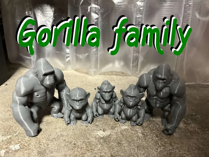 Gia đình Gorilla có con - Image 1