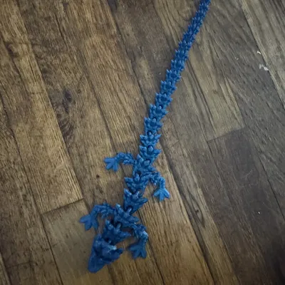 Rồng Pha Lê Dẻo Dai – Mô Hình 3D Uốn Lượn