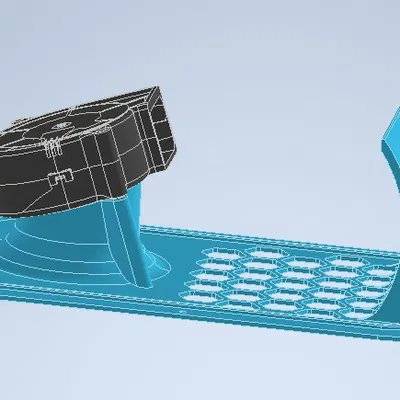 Nắp Sau (Rear Cover) Qidi Plus 4 cho quạt 7530