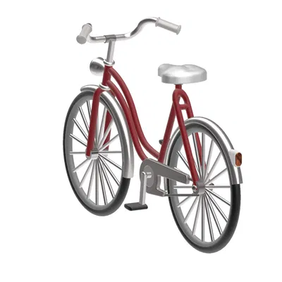 Xe đạp nữ tỉ lệ H0 (1:87) cho mô hình đường sắt