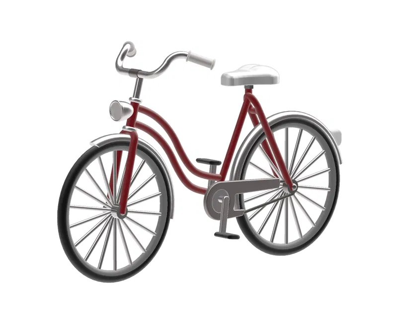 Xe đạp nữ tỉ lệ H0 (1:87) cho mô hình đường sắt - Image 4