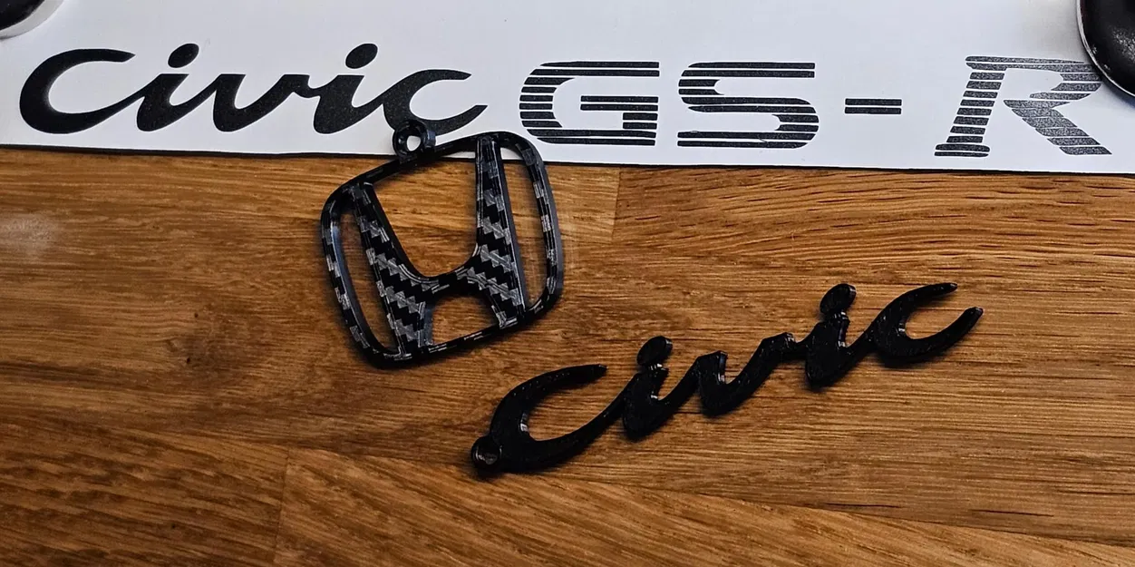 Móc Khóa Honda Civic 90s - Quà Tặng Độc Đáo Cho Fan Xe Hơi - Image 1