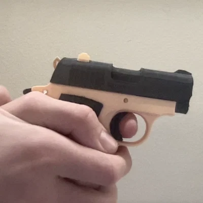 Stress shot mini 1911 và gravity knife (đồ fidget)