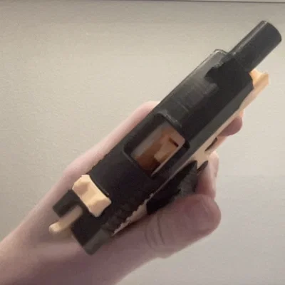 Stress shot mini 1911 và gravity knife (đồ fidget)