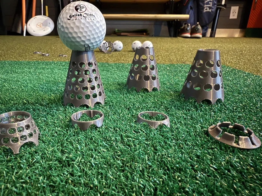 Sim Golf Tee--Driver #2 - Image 1