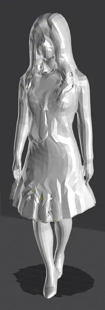 Tượng "Elegance Woman" - Mô hình 3D Thanh Lịch, Sang Trọng - Image 1