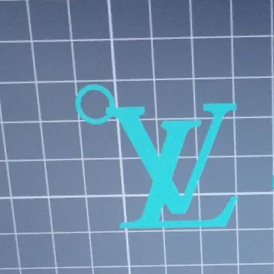 Móc Khóa Logo Louis Vuitton In 3D Đẹp Mắt