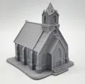 Mô Hình Nhà Thờ Tí Hon 3D Cho Game RPG & Trang Trí - Thumbnail 1