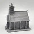 Mô Hình Nhà Thờ Tí Hon 3D Cho Game RPG & Trang Trí - Thumbnail 3