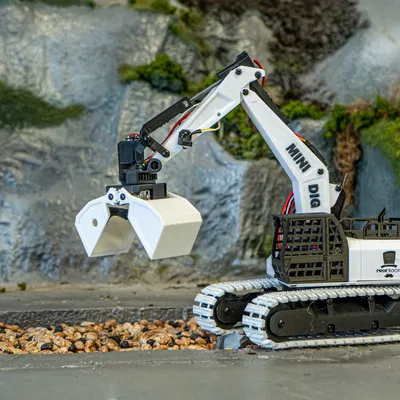 Gầu Xúc Đào Mini Thay Thế Cho Máy Xúc RC