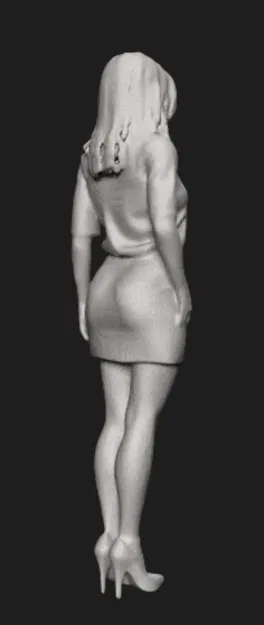 Mô Hình Nhân Vật Người Phụ Nữ Thổ Nhĩ Kỳ Low Poly - Image 3