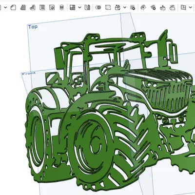 Trang Trí Tường Máy Kéo Fendt 1050 Vario 3D Độc Đáo
