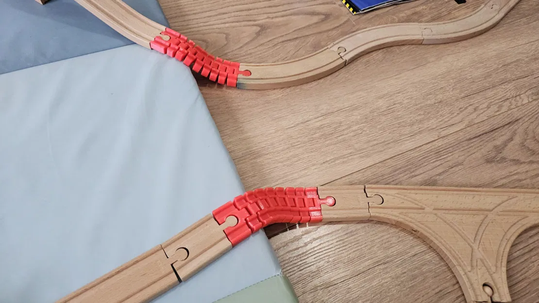 Thanh ray tàu hỏa uốn dẻo 12 đốt cho Brio - Image 2