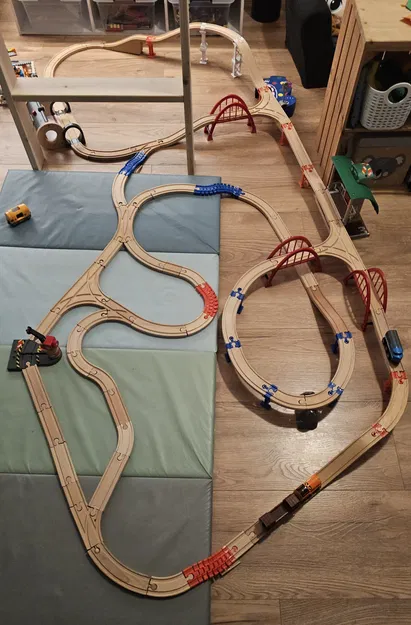 Thanh ray tàu hỏa uốn dẻo 12 đốt cho Brio - Image 3