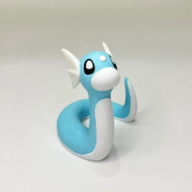 Mô Hình 3D Lucario và Dratini Print-in-Place - Image 2