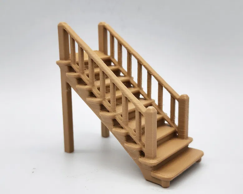 Mô Hình Cầu Thang Gỗ Thu Nhỏ Cho Bàn Chơi RPG - Image 1