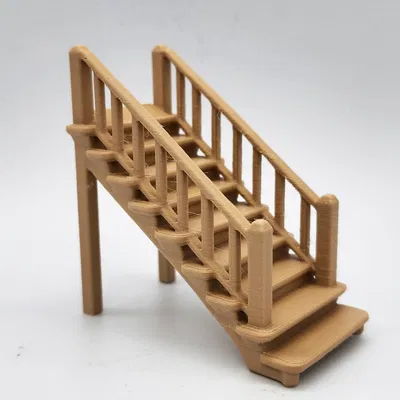 Mô Hình Cầu Thang Gỗ Thu Nhỏ Cho Bàn Chơi RPG