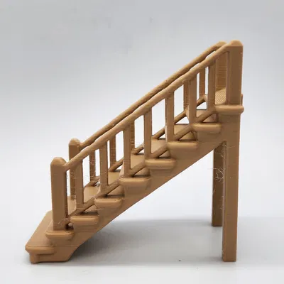 Mô Hình Cầu Thang Gỗ Thu Nhỏ Cho Bàn Chơi RPG