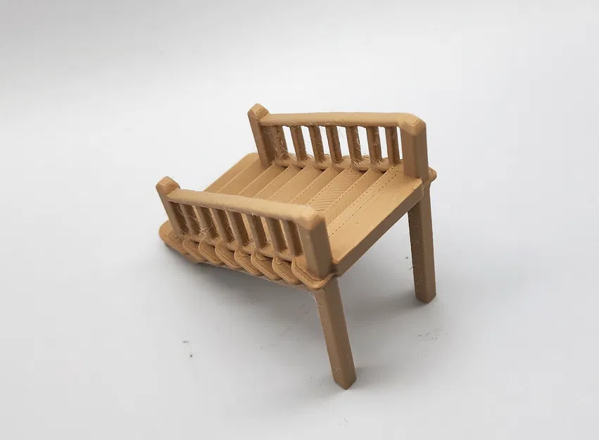 Mô Hình Cầu Thang Gỗ Thu Nhỏ Cho Bàn Chơi RPG - Image 4