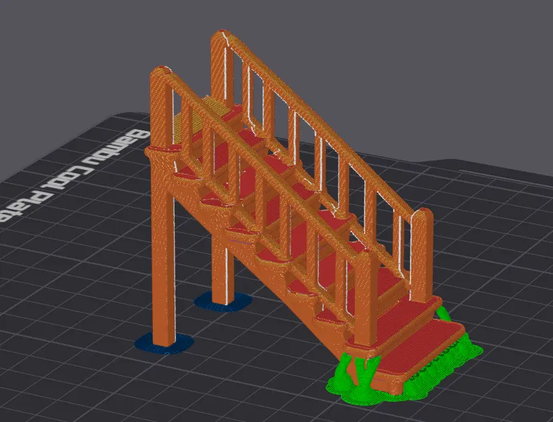 Mô Hình Cầu Thang Gỗ Thu Nhỏ Cho Bàn Chơi RPG - Image 5