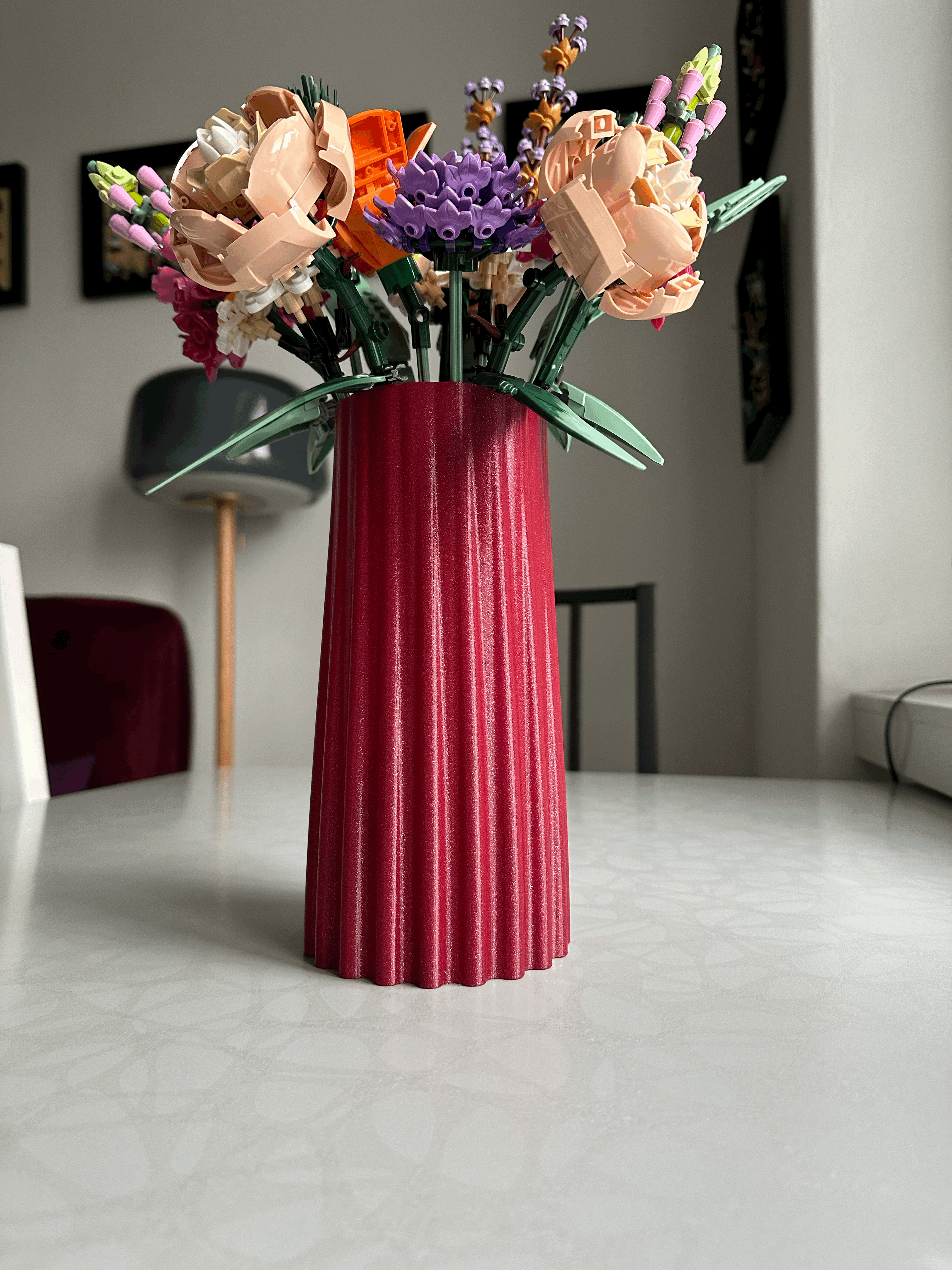 Bình Hoa 3D Độc Đáo - Thoải Mái Sáng Tạo Với Hoa Lego - Image 2