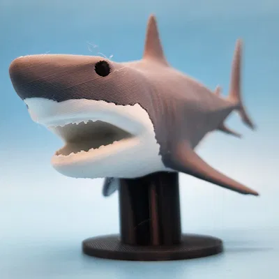 Mô Hình Cá Mập Megalodon 3D Đẹp Kèm Chân Đế