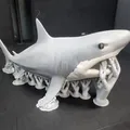 Mô Hình Cá Mập Megalodon 3D Đẹp Kèm Chân Đế - Thumbnail 5