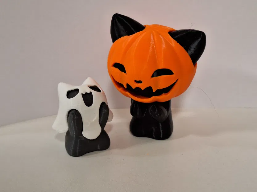 Pumpkin Cat v2.0 – Mèo Halloween đội mặt nạ bí ngô - Image 4