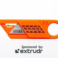 Dao rọc Utility Knife F1 in 3D - Thumbnail 6
