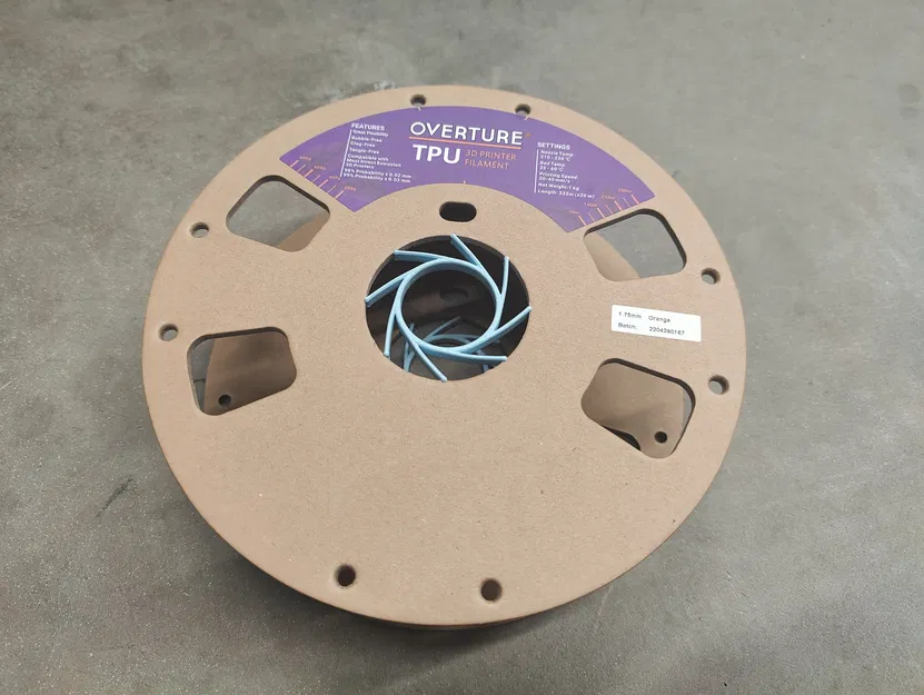 Vòng Đệm Trục Cuộn Dây Sợi Nhựa 3D Cho Cuộn Bìa C tông - Image 1