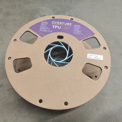 Vòng Đệm Trục Cuộn Dây Sợi Nhựa 3D Cho Cuộn Bìa C tông