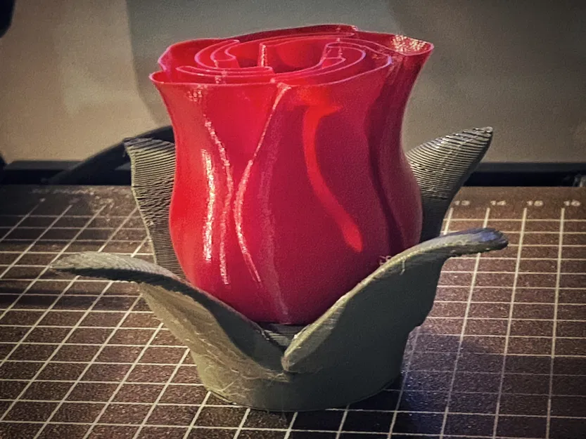 Nụ hồng Valentine: Electric Tea light cho Spiral Vase Rose - Image 2