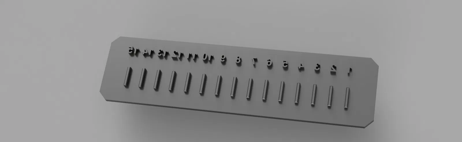 Con Dấu Thước Co Rút Cho Gốm (Shrinkage Ruler Stamp for Ceramics) - Image 2