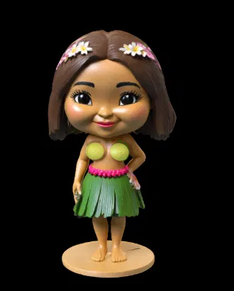 Lani – Búp Bê Lắc Đầu Cô Gái Hula (Lani Hula Girl Bobble Head) - Image 1