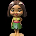Lani – Búp Bê Lắc Đầu Cô Gái Hula (Lani Hula Girl Bobble Head) - Thumbnail 1